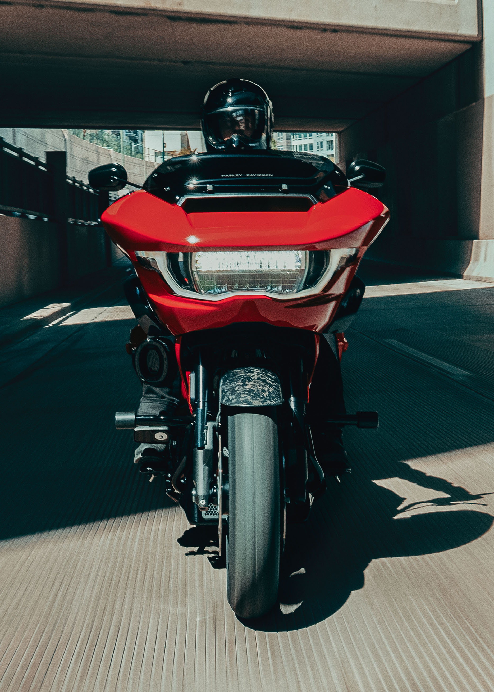 2025 CVO Road Glide ST motorcycle riding shot