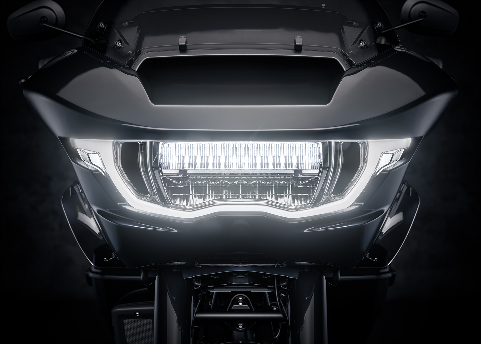 2025 Road Glide motorcycle front LED lighting