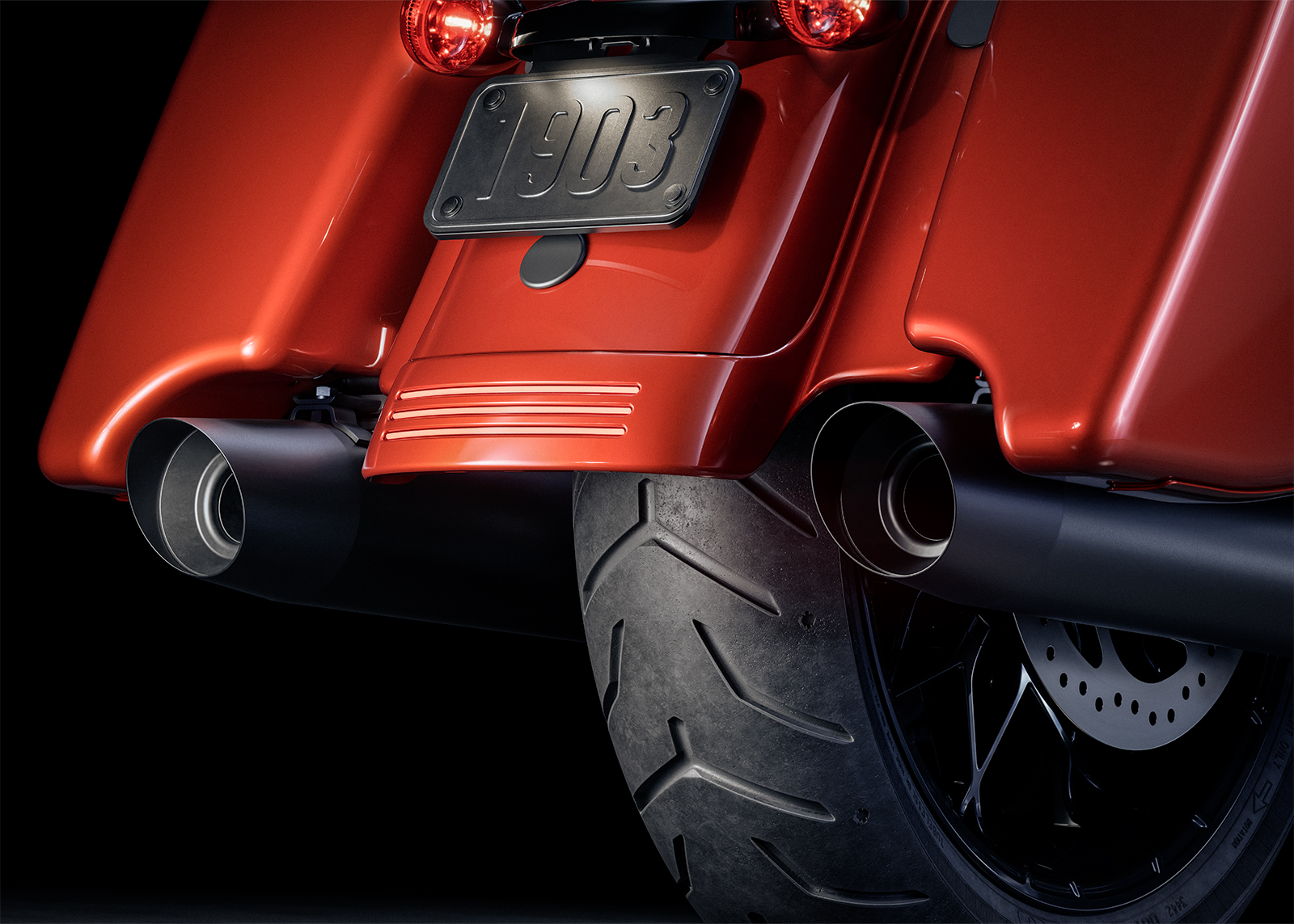 2025 Road King Special motorcycle Exhaust