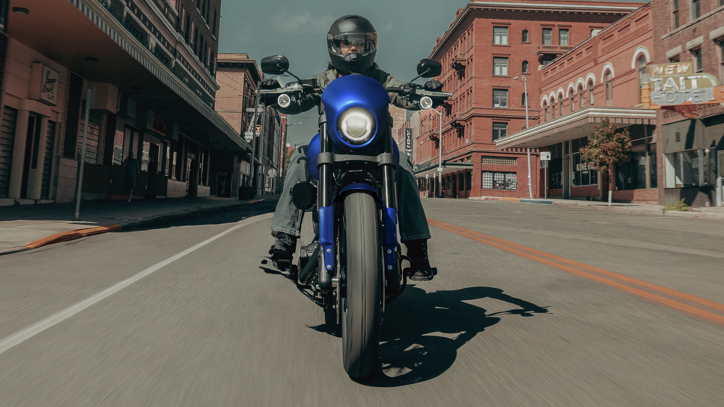 2026 Low Rider S Motorcycles Riding Shot