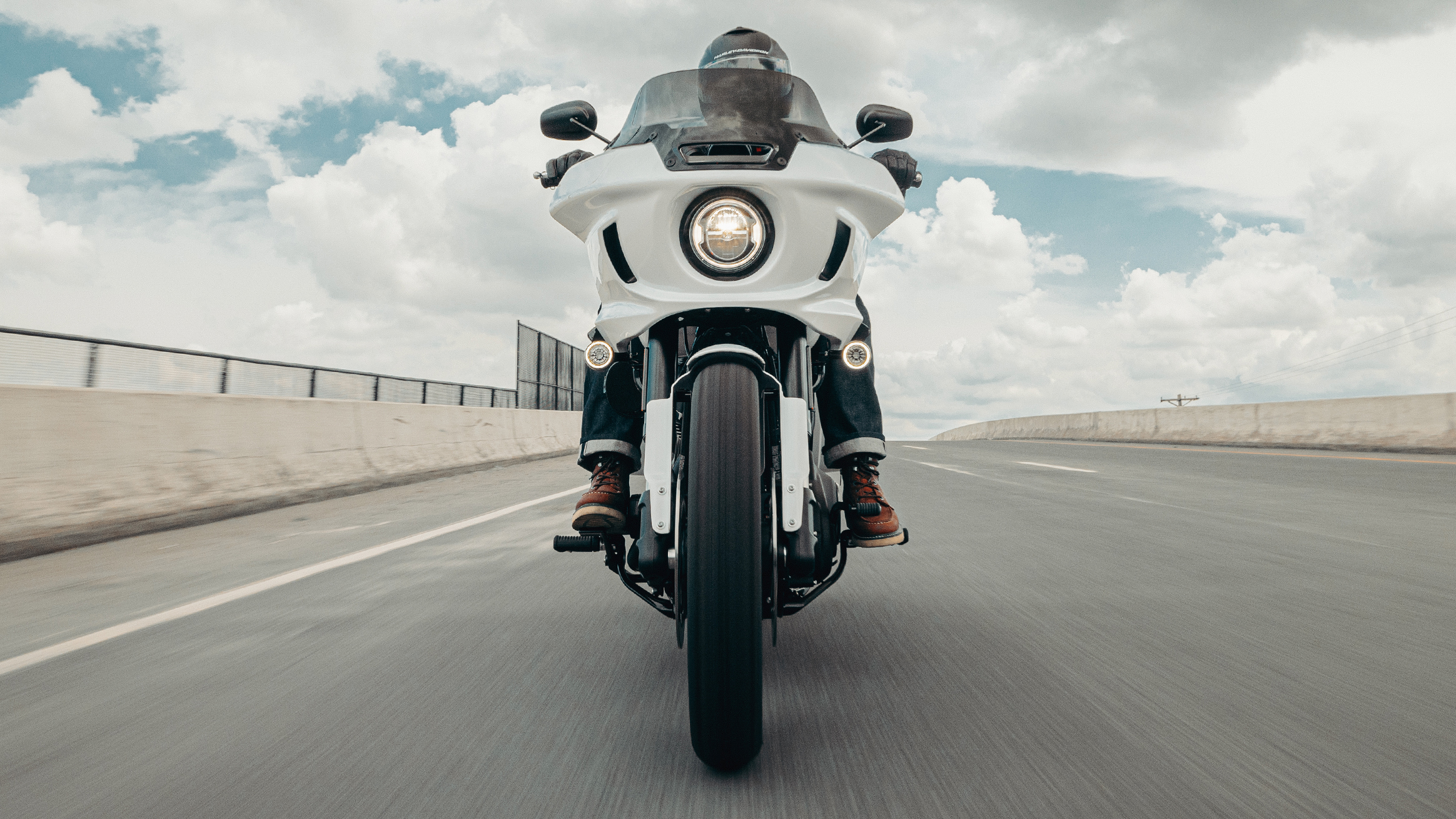 2026 Low Rider ST Motorcycles Riding Shot